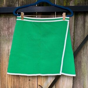 House of Harlow 1960 Green Bee Cloud Dancer Tennis Skirt, size small